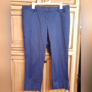 New‎ York & Company Capris - Periwinkle/Black - Size 16
